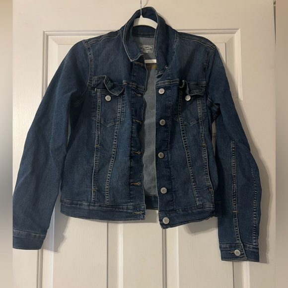 Signature by Levi Strauss Blue Denim original truckers jacket size medium - Picture 5 of 6